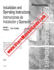 View CW-C52RU pdf ENGLISH AND ESPAÑOL - Installation and Operating Instructions