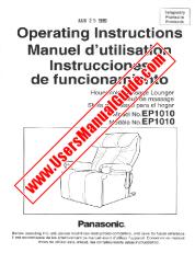 Ver EP1010 pdf INGLÉS, FRANCÉS Y ESPAÑOL - Instrucciones de funcionamiento