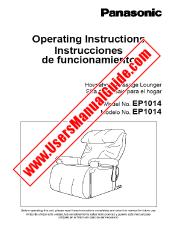 Ver EP1014PA1 pdf INGLÉS Y ESPAÑOL - Instrucciones de funcionamiento