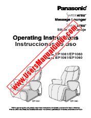 Ver EP1061 pdf INGLÉS Y ESPAÑOL - Instrucciones de funcionamiento