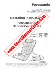Ver EP1082 pdf INGLÉS Y ESPAÑOL - Instrucciones de funcionamiento