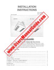 View FV-11VH1 pdf ENGLISH and FRENCH - Installation Instructions