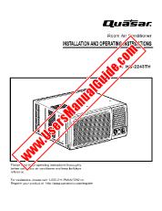 Voir HQ2243TH pdf Quasar - ANGLAIS ET ESPAÑOL - Instructions d'installation et d'utilisation