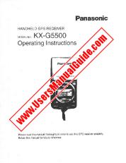 Ver KXG5500 pdf Instrucciones de operación
