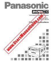 View AJ-HDR150P pdf HD/SD Multi Format DVCPRO Server - Operating Instructions