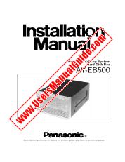 Ver AY-EB500 pdf Sistema de edición no lineal, caja de disco duro - Manual de instalación