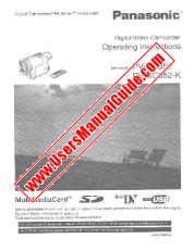 View PV-DC352D-K pdf Digital Palmcorder MultiCam Camcorder - Operating Instructions