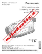View PV-DV52 pdf Digital Palmcorder - Operating Instructions