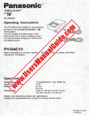 Ver PVDAC10 pdf Instrucciones de operación