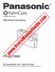 Voir PV-DC1000 pdf PalmCam - Mode d'emploi