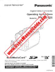 View PVDV121D pdf Digital Palmcorder - Operating Instructions