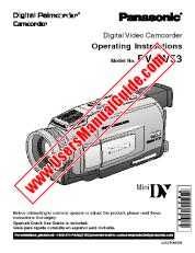 View PVDV53D pdf Digital Palmcorder - Operating Instructions