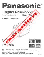 View PV-DV900 pdf Digital Palmcorder - PalmSight - Operating Instructions