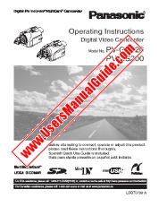 View PV-GS120 pdf Digital Palmcorder MultiCam Camcorder - Operating Instructions