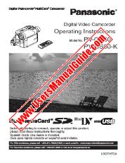 View PV-GS50D pdf Digital Palmcorder MultiCam Camcorder - Operating Instructions