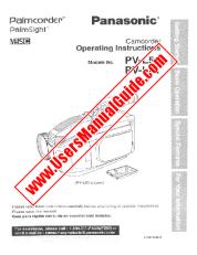 Ver PV-L51 pdf VHS-C Palmcorder - PalmSight - Instrucciones de funcionamiento