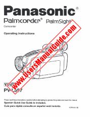 View PV-L557D pdf VHS-C Palmcorder - PalmSight - Operating Instructions