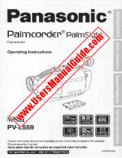 Ansicht PVL559D pdf VHS-C Palmcorder - PalmSight - Bedienungsanleitung
