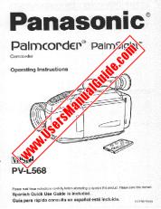 Voir PV-L568 pdf VHS-C caméscope - PalmSight - Mode d'emploi