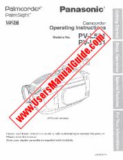 Ver PV-L581 pdf VHS-C Palmcorder - PalmSight - Instrucciones de funcionamiento
