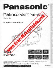 View PV-L590 pdf VHS-C Palmcorder - PalmSight - Operating Instructions