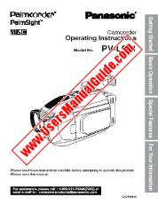 View PV-L591D pdf VHS-C Palmcorder - PalmSight - Operating Instructions