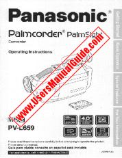View PV-L659D pdf VHS-C Palmcorder - PalmSight - Operating Instructions