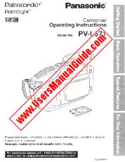 Ver PVL671 pdf VHS-C Palmcorder - PalmSight - Instrucciones de funcionamiento