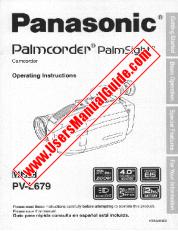 Ver PV-L679D pdf VHS-C Palmcorder - PalmSight - Instrucciones de funcionamiento