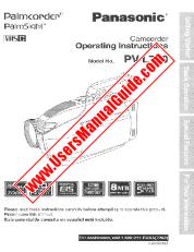 View PVL780D pdf VHS-C Palmcorder - PalmSight - Operating Instructions