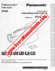 View PV-L850 pdf VHS-C Palmcorder - PalmSight - Operating Instructions