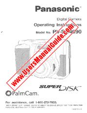 Ver PVSD4090 pdf PalmCam SUPER DISK - Instrucciones de funcionamiento