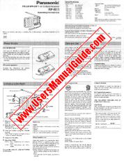 Ver RFB11 pdf Instrucciones de operación