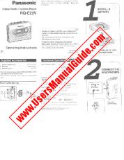 Ver RQ-E20V pdf Instrucciones de operación