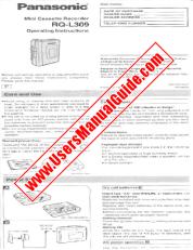 Ver RQ-L309 pdf Instrucciones de operación