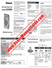 View RQSW09V pdf Operating Instructions