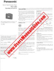 Vezi RQ-V80 pdf Instrucțiuni de operare