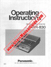 View RR830 pdf Operating Instructions
