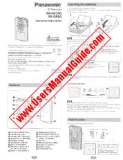 Ver RR-QR240 pdf Instrucciones de operación