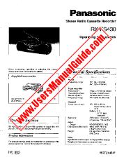 Ver RX-FS430 pdf Instrucciones de operación