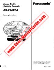 Ver RXFS470A pdf Instrucciones de operación