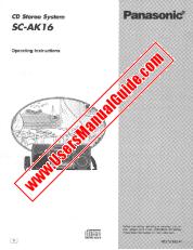 Ver SCAK16 pdf Instrucciones de operación