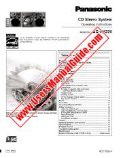 View SC-AK220 pdf Operating Instructions