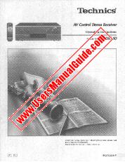View SADX940 pdf Technics - Operating Instructions