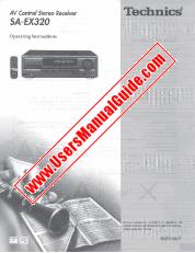 View SAEX320 pdf Technics - Operating Instructions
