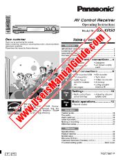 View SA-XR50 pdf Operating Instructions