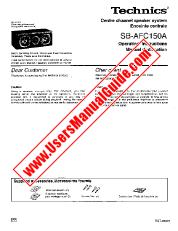 View SB-AFC150A pdf Operating Instructions - Manuel d'utilisation