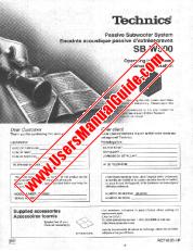Vezi SB-W500 pdf Tehnica - instrucțiuni de utilizare, Manuel d'utilizare