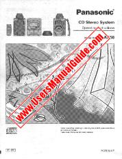 Ver SA-AK58 pdf Instrucciones de operación
