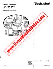 Ver RS-HD505 pdf Instrucciones de operación